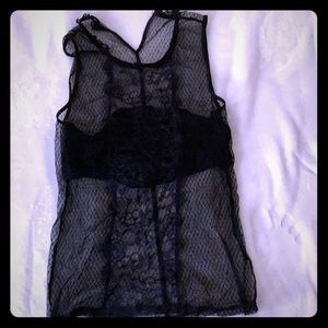 Sheer, lace top from Express!